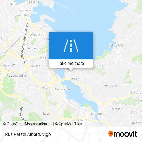 Rúa Rafael Alberti map