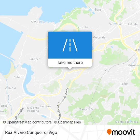 Rúa Álvaro Cunqueiro map