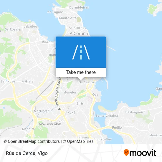 Rúa da Cerca map
