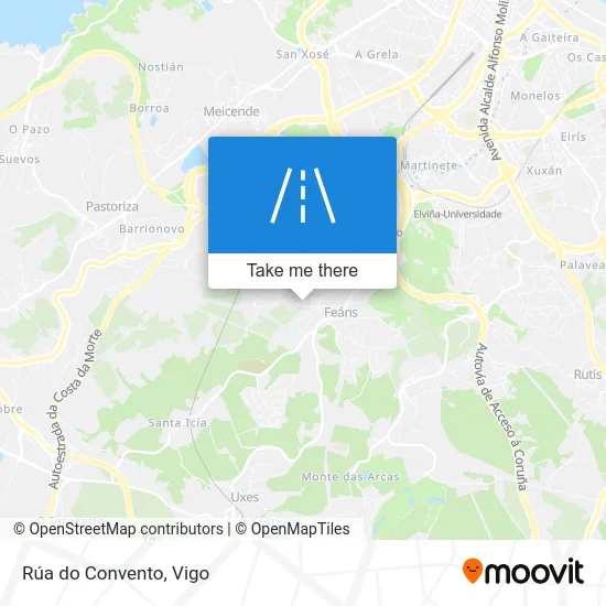 Rúa do Convento map