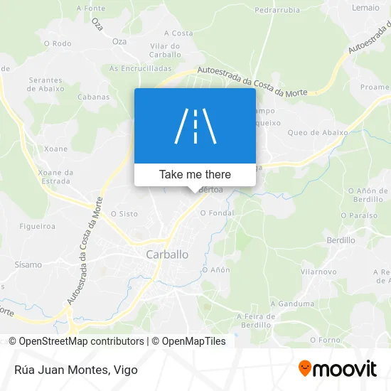 Rúa Juan Montes map