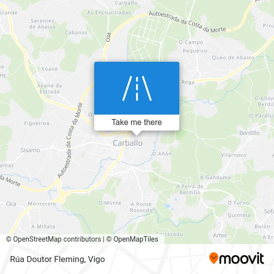 Rúa Doutor Fleming map