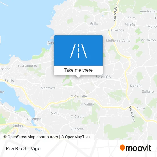 Rúa Río Sil map