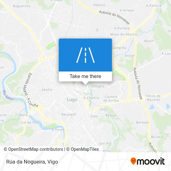 Rúa da Nogueira map