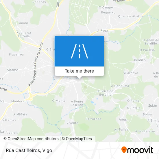 Rúa Castiñeiros map