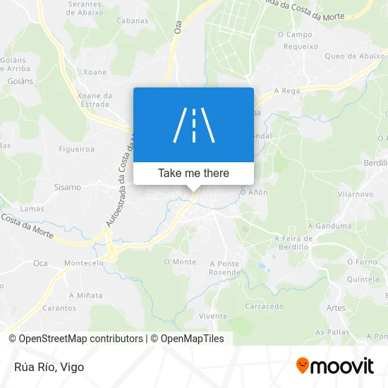 Rúa Río map