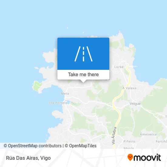 Rúa Das Airas map