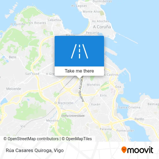 Rúa Casares Quiroga map