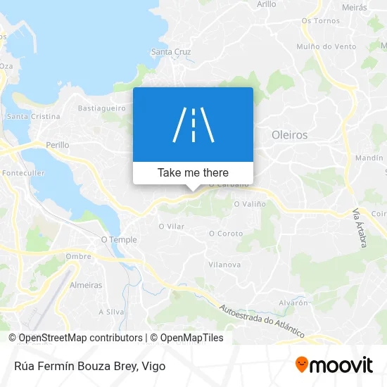 Rúa Fermín Bouza Brey map