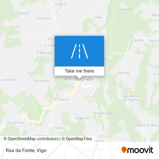 Rúa da Fonte map