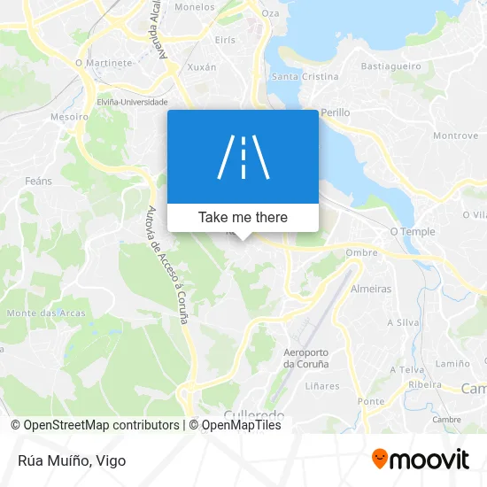 Rúa Muíño map