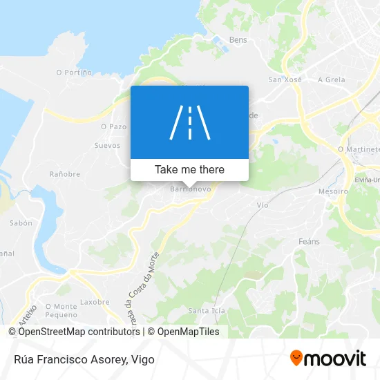 Rúa Francisco Asorey map