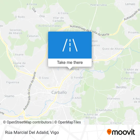 Rúa Marcial Del Adalid map