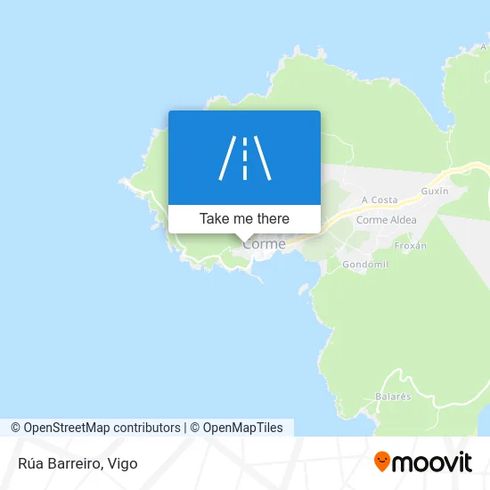 Rúa Barreiro map