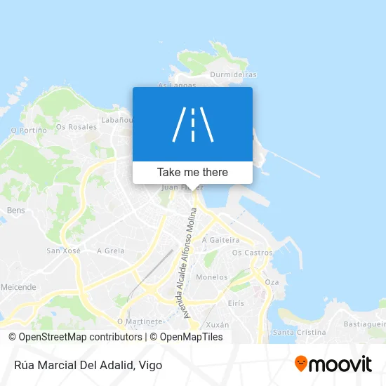 Rúa Marcial Del Adalid map