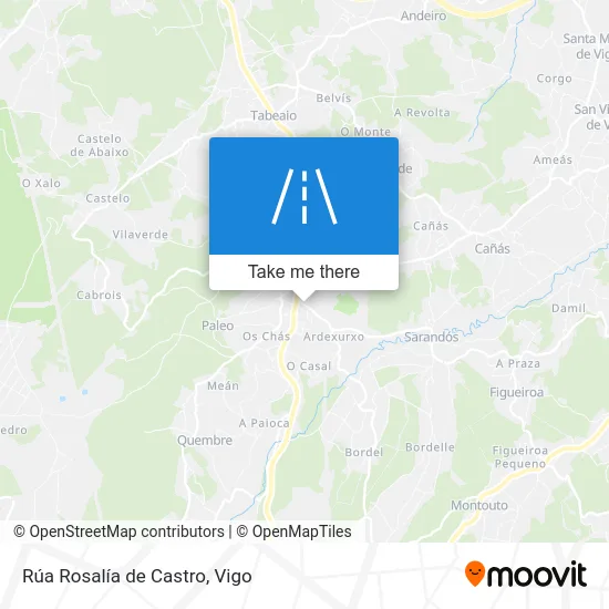 Rúa Rosalía de Castro map