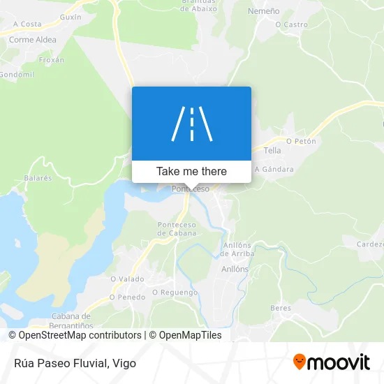 Rúa Paseo Fluvial map