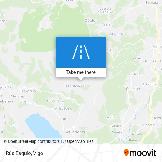 Rúa Esquío map