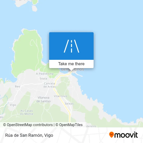 Rúa de San Ramón map