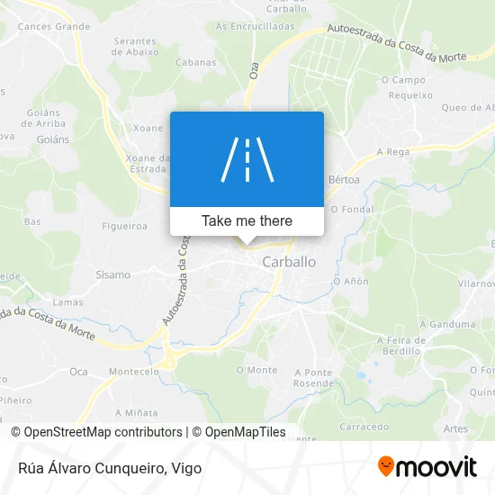 Rúa Álvaro Cunqueiro map