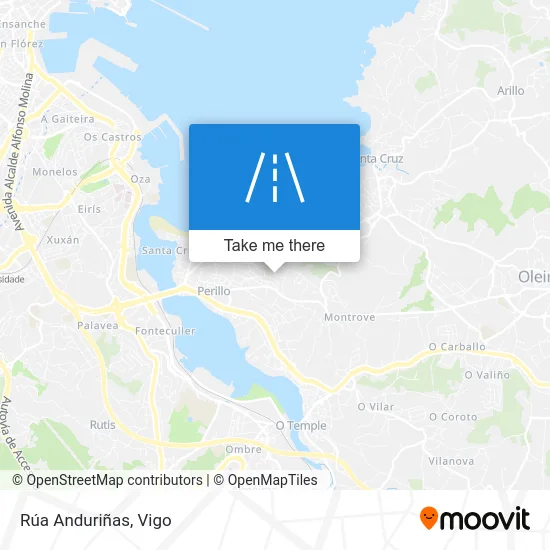 Rúa Anduriñas map