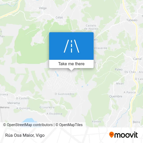 Rúa Osa Maior map