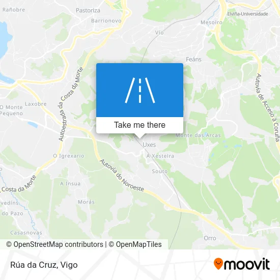 Rúa da Cruz map