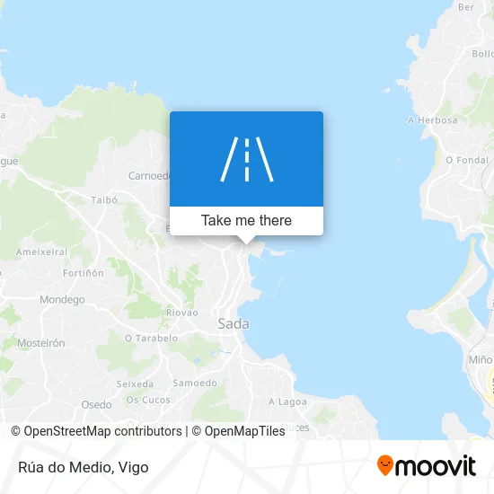 Rúa do Medio map