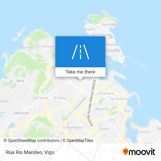 Rúa Río Mandeo map