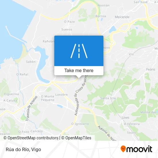 Rúa do Río map