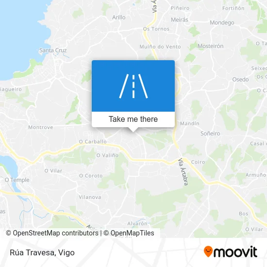 Rúa Travesa map