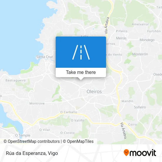 Rúa da Esperanza map