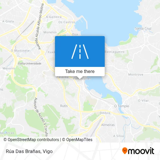 Rúa Das Brañas map