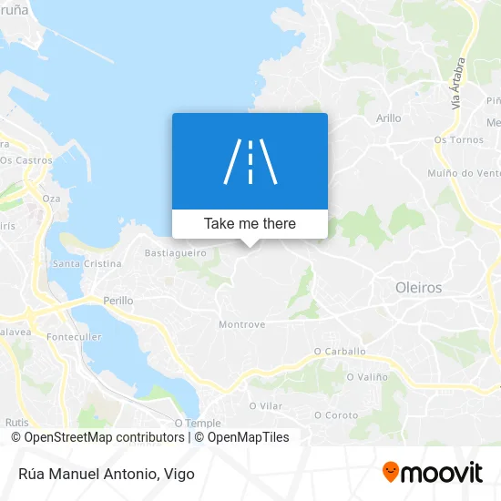 Rúa Manuel Antonio map