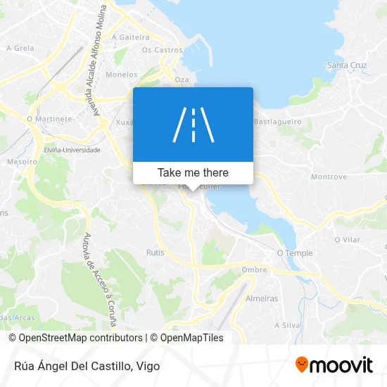 Rúa Ángel Del Castillo map