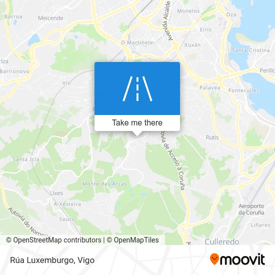 Rúa Luxemburgo map