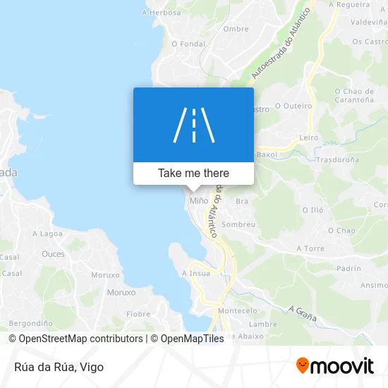 mapa Rúa da Rúa