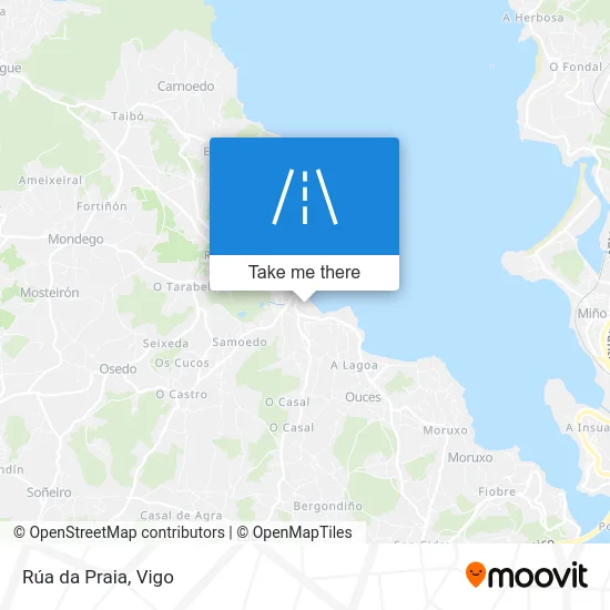 Rúa da Praia map