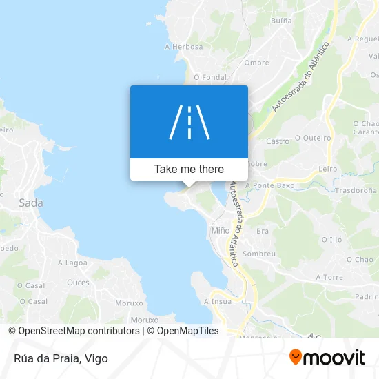 Rúa da Praia map