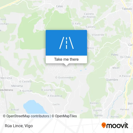Rúa Lince map