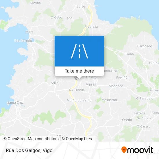 Rúa Dos Galgos map