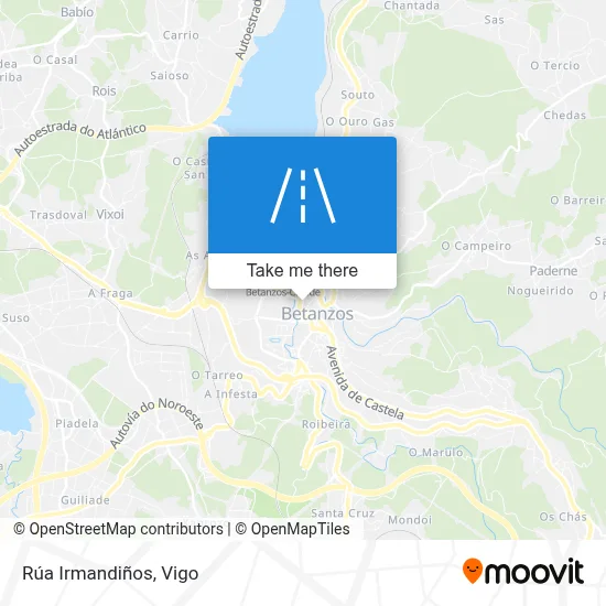 Rúa Irmandiños map