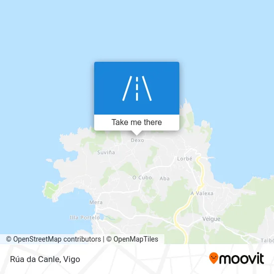 Rúa da Canle map
