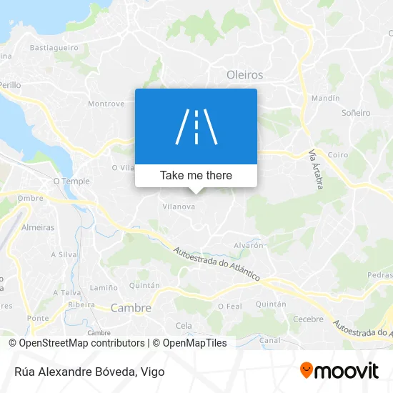 Rúa Alexandre Bóveda map