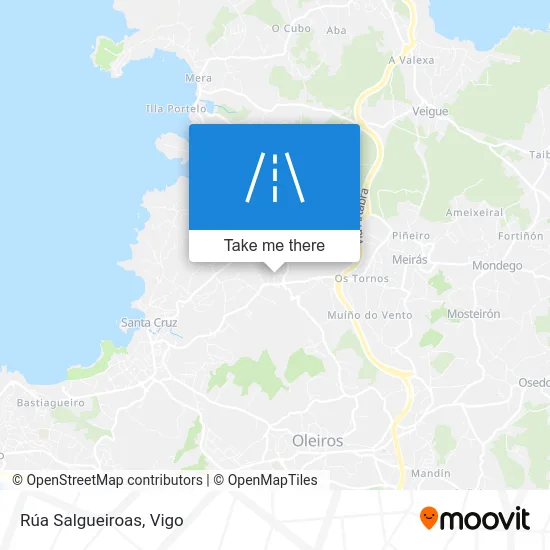 Rúa Salgueiroas map
