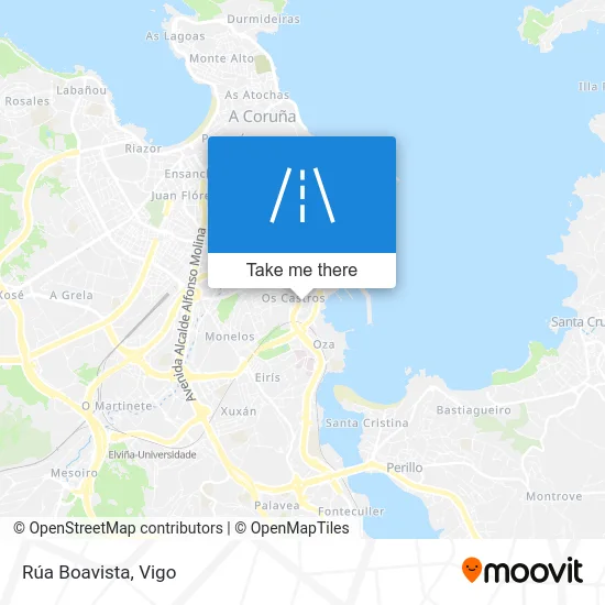 Rúa Boavista map
