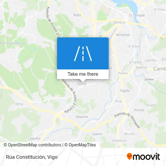 Rúa Constitución map