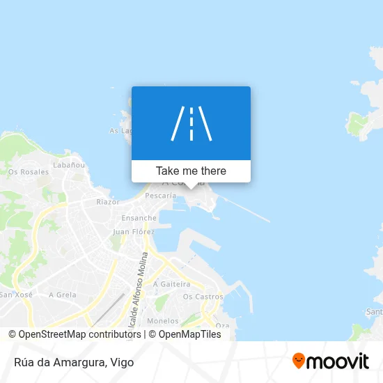 Rúa da Amargura map