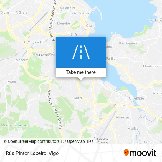 Rúa Pintor Laxeiro map