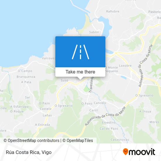 Rúa Costa Rica map